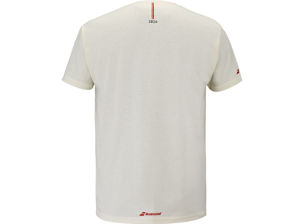 Babolat Exercise Tee Hvit XXL T-skjorte Bomull