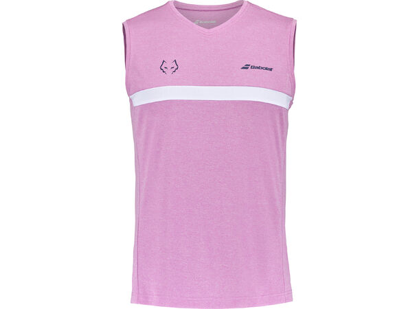 Babolat Muscle Tank Lebron Pink Htr XXL Teknisk Trøye til Herre