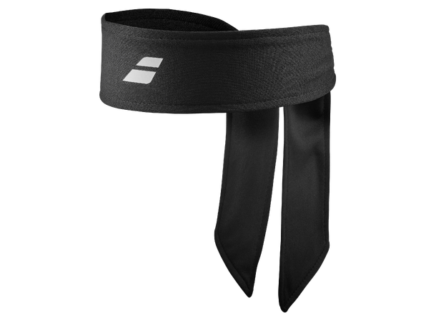 Babolat Tie Headband Sort Pannebånd, Sort