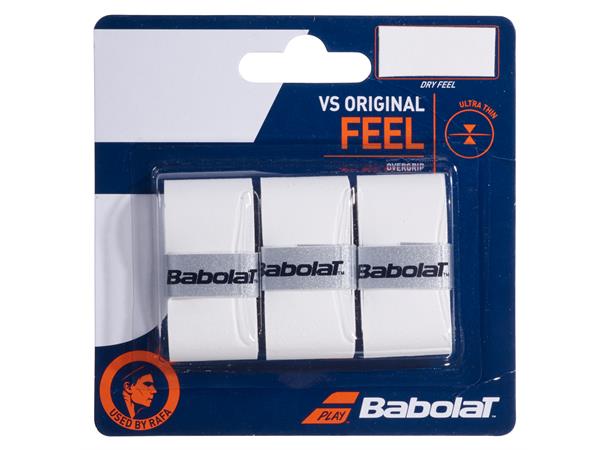 Babolat VS Grip Hvit Ekstra Tynt Grep 0,4mm