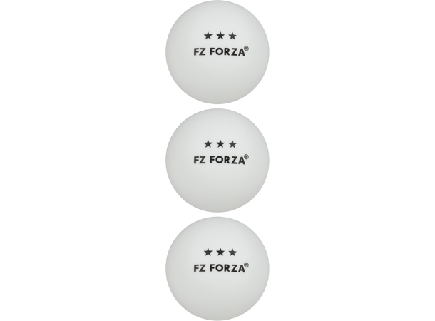 FZ Supreme TT Ball 3-star 3-pk. Bordtennisballer - Pakke med 3 baller