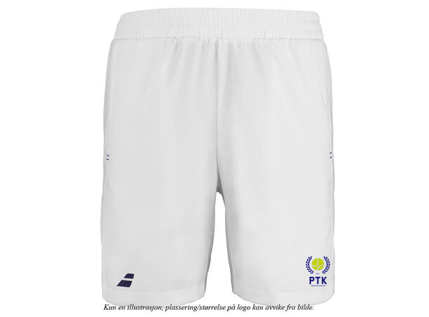 Klubbshort Porsgrunn Herre Hvit Short m/klubblogo