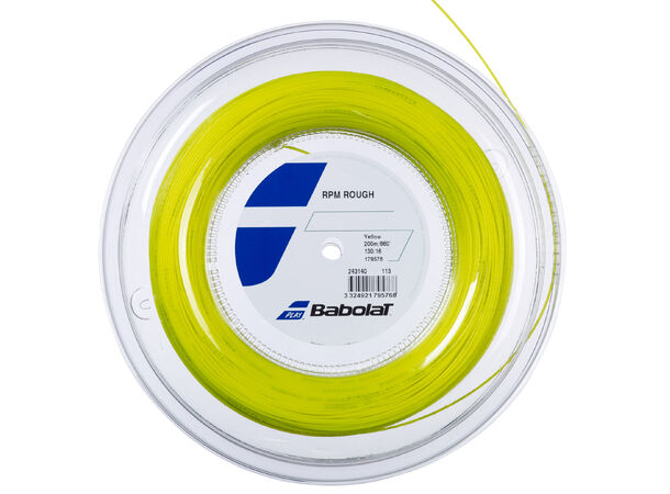 BABOLAT RPM ROUGH COIL 200m Gul 130 Monofilament streng - Coil 200m