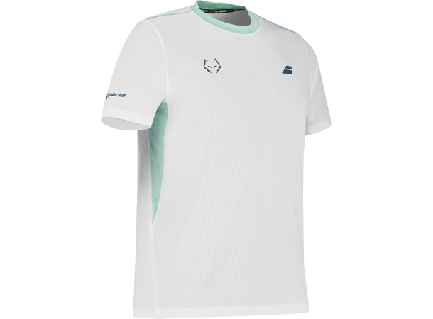Babolat Crew Neck Tee Lebron Hvit S Teknisk Trøye til Herre