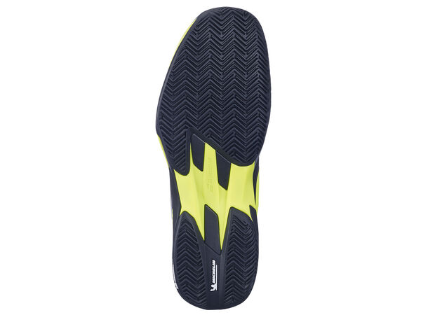 Babolat Jet Mach 4 Clay Herre Sort 44 Tennissko - Grus
