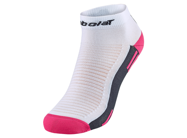 Babolat Padel Quater Socks Hvit 39/42 Tekniske Sokker Hvit/Rosa