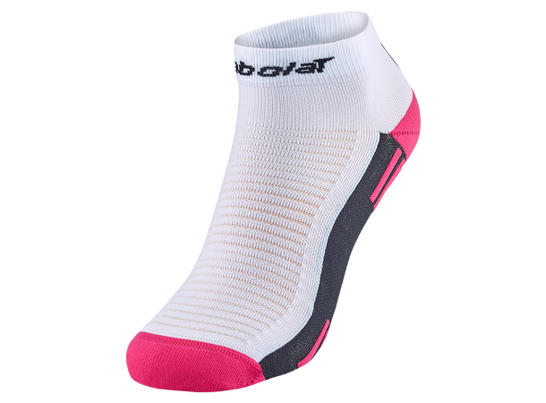 Babolat Padel Quater Socks Hvit 39/42 Tekniske Sokker Hvit/Rosa