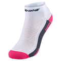 Babolat Padel Quater Socks Hvit 39/42 Tekniske Sokker Hvit/Rosa