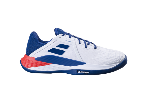 Babolat Propulse Fury 3 Clay White 42 Tennissko - Grus