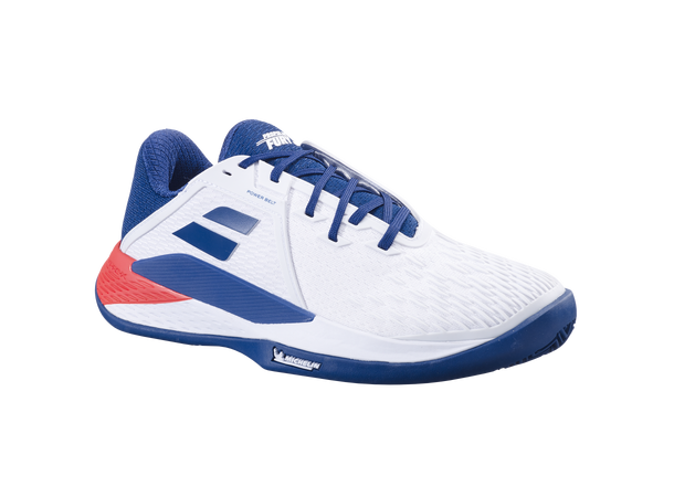 Babolat Propulse Fury 3 Clay White 42 Tennissko - Grus