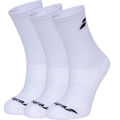 Babolat Sokker Hvit 3pk 31/34 3 par Hvit