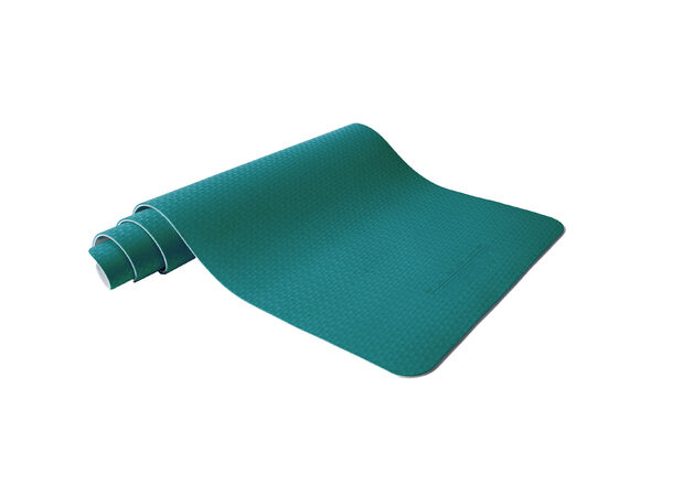 Yoga matte TPE  Grønn/Grå Yogamatte ECO 6 mm