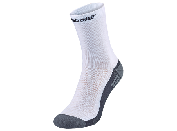 Babolat Padel Mid Calf Socks Hvit  39/42 Tekniske Sokker Hvit/Sort