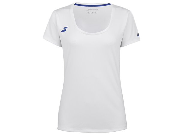 Babolat Play Cap Sleeve Topp Hvit XS Teknisk T-Shirt / Spilletrøye