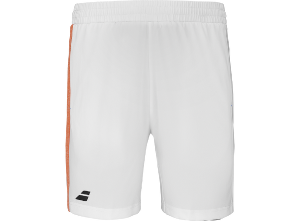 Babolat Play Short Hvit/Coral L Shorts med lommer
