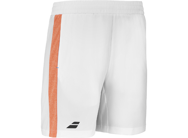Babolat Play Short Hvit/Coral L Shorts med lommer