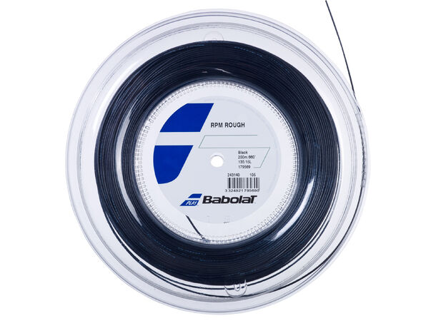 BABOLAT RPM ROUGH COIL 200m Sort 130 Monofilament streng - Coil 200m