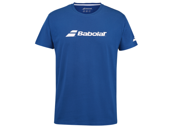 Babolat Exercise Tee Blå XL T-skjorte Bomull