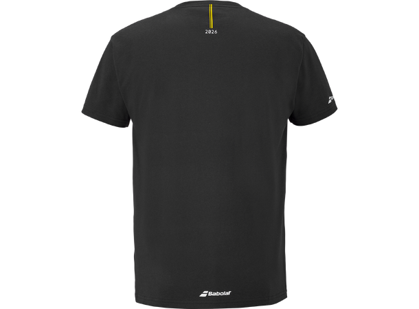 Babolat Exercise Tee Sort M T-skjorte Bomull