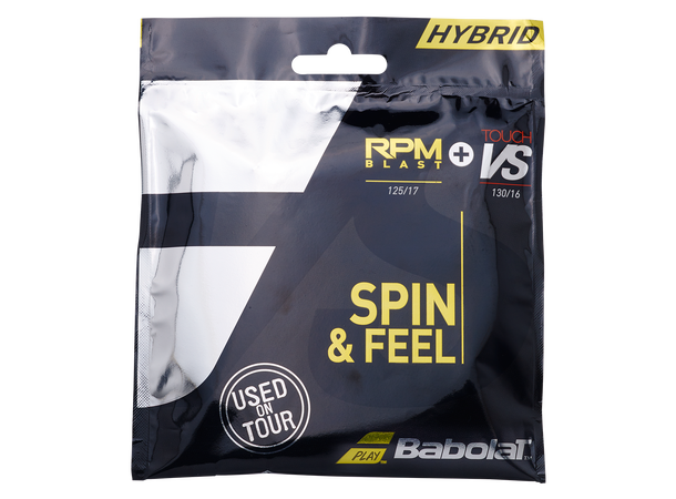 Babolat Hybrid Rpm Blast+Touch VS Hybridstreng - Single sett 12m