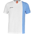 Babolat Play Crew Neck Tee Hvit/Blå XL Teknisk T-Shirt
