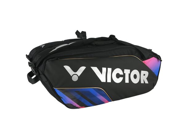 Victor Badmintonbag BR9213Sort/Rosa 2 roms bag, 6 pcs.