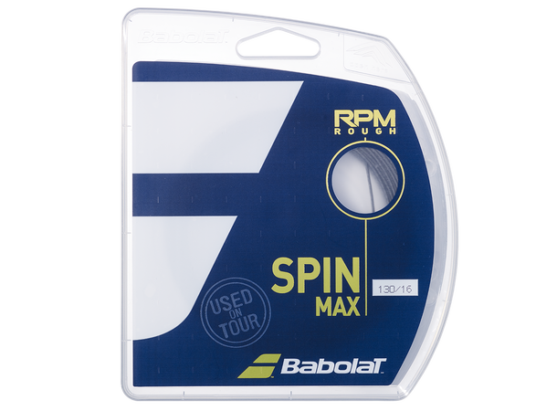 BABOLAT RPM ROUGH SETT 12m Grå 125 Monofilament streng - Single sett 12m