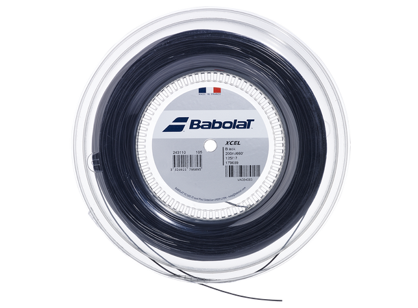 BABOLAT XCEL COIL 200M 125/17 Sort Multifilament streng - Coil 200m