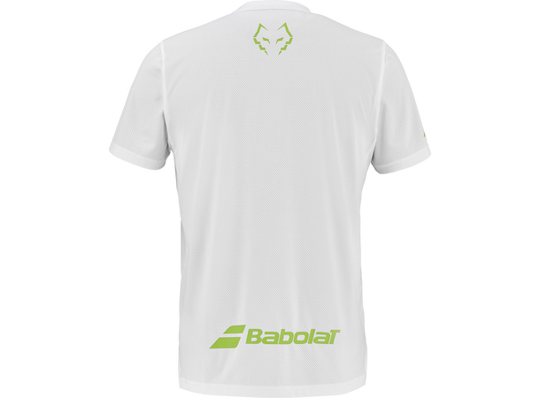 Babolat Crew Neck Tee Lebron Hvit M Teknisk Trøye til Herre