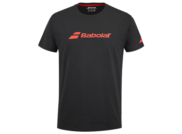 Babolat Exercise Tee Sort L T-skjorte Bomull