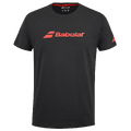 Babolat Exercise Tee Sort L T-skjorte Bomull
