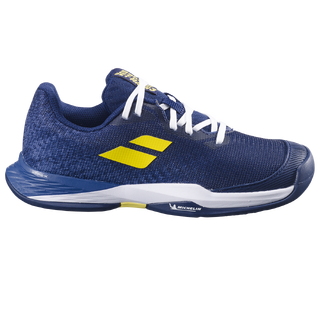 Babolat Jet Mach 3 Clay Gutt Marine Tennissko Junior - Grus