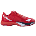 Babolat Jet Mach 4 AC Herre Rød 42,5 Tennissko - alle underlag
