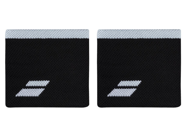Babolat Logo Wristband Black/White Svettebånd