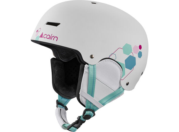 Cairn Darwin Junior Hvit 53/54 Skihjelm Barn med Freestyle design