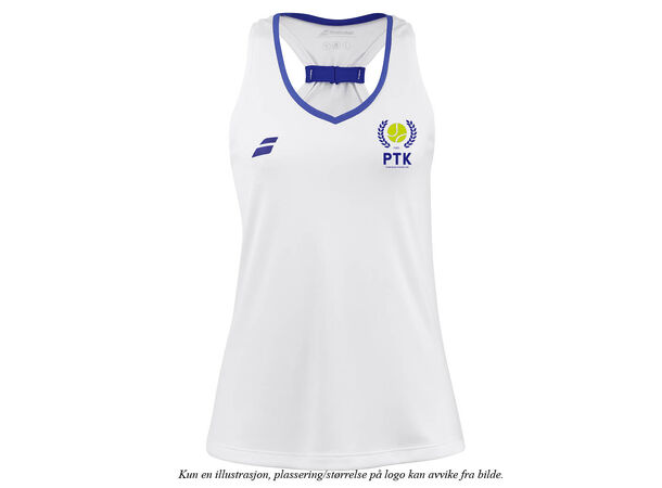 Klubbtrøye Tank Dame Porsgrunn Hvit Klubbtrøye m/logo