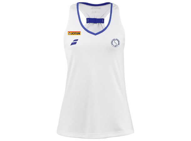 Klubbtrøye Tank Dame Sandefjord Hvit Tank Top  m/logo-Hvit