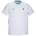 Babolat Crew Neck Tee Lebron Hvit XXL Teknisk Trøye til Herre