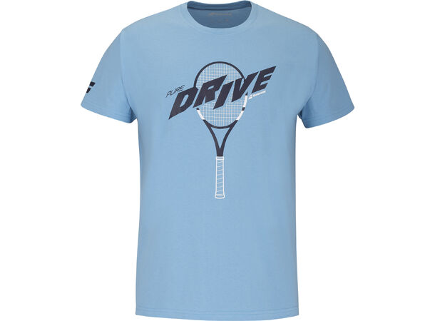 Babolat Drive Cotton Tee L T-skjorte Bomull