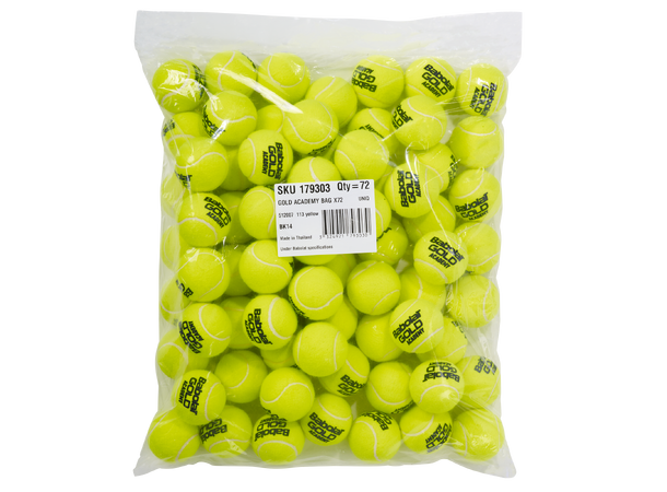 Babolat Gold Academy Pose - 72 baller Tennisballer - Pose m/72 baller
