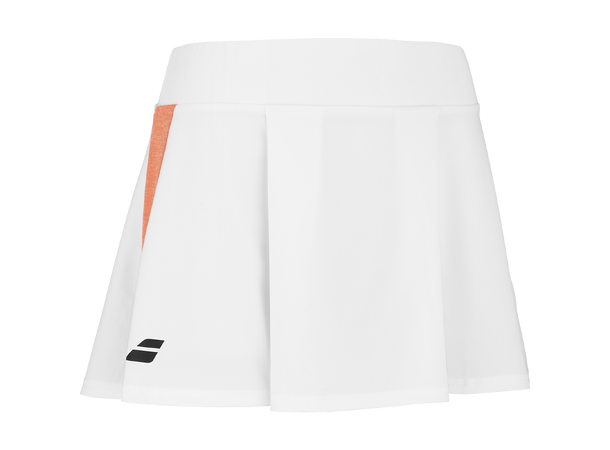 Babolat Play Skjørt Hvit/Coral S Tennisskjørt med shorty