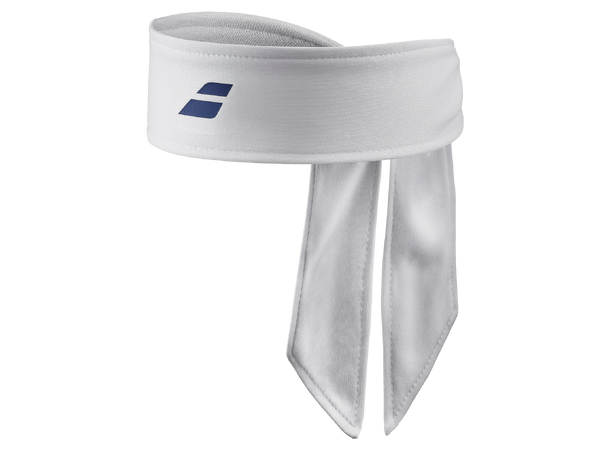 Babolat Tie Headband Hvit Pannebånd, Hvit