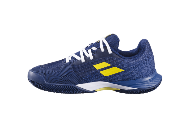 Babolat Jet Mach 3 Clay Gutt Marine 36,5 Tennissko Junior - Grus