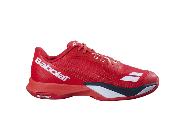 Babolat Jet Mach 4 AC Herre Rød 44 Tennissko - alle underlag