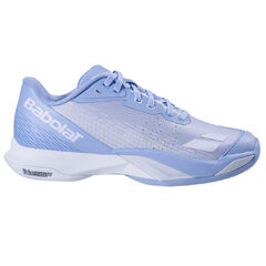 Babolat Jet Mach 4 Clay Dame Lavendel Tennissko - Grus