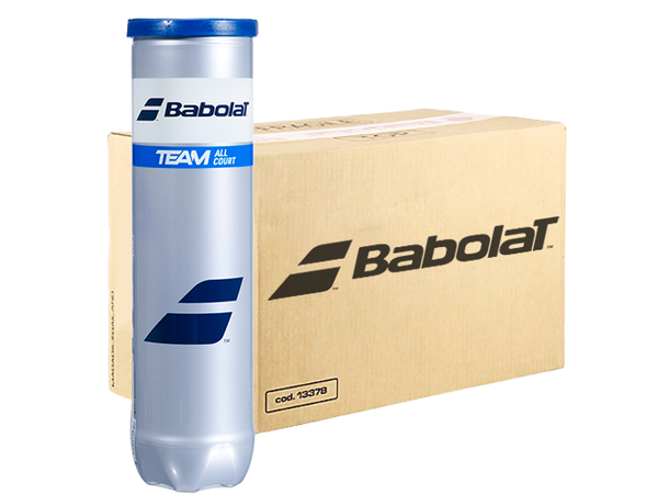 Babolat Team All Court Tennisball Kasse Kartong med 18 rør - totalt 72 baller
