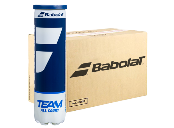 Babolat Team All Court Tennisball Kasse Kartong med 18 rør - totalt 72 baller