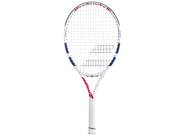 Babolat Drive JR 24 Hvit Tennisracket Jente, høyde ca 125-135cm