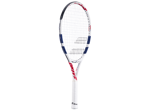 Babolat Drive JR Jente 24 Hvit Tennisracket Jente, høyde ca 125-135cm
