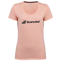 Babolat Exercise Tee W Tropical Peach S T-skjorte Bomull - Dame
